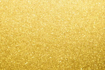 Abstract gold glitter sparkle bokeh light background