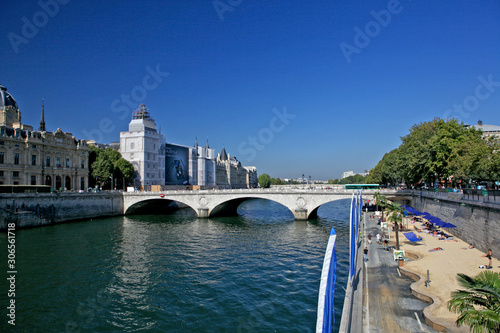 August 2011. Seine River. Paris  France.
