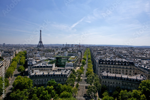 August 2011. Panorama. Paris. France.