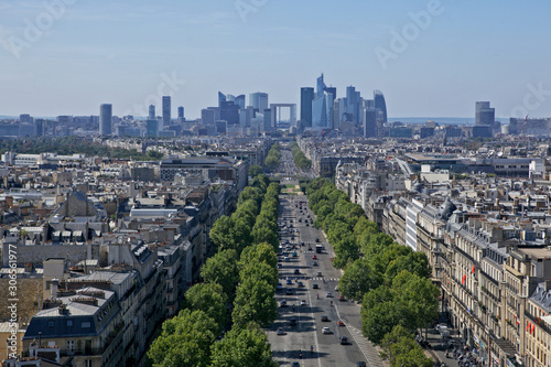 August 2011. Panorama. Paris. France.