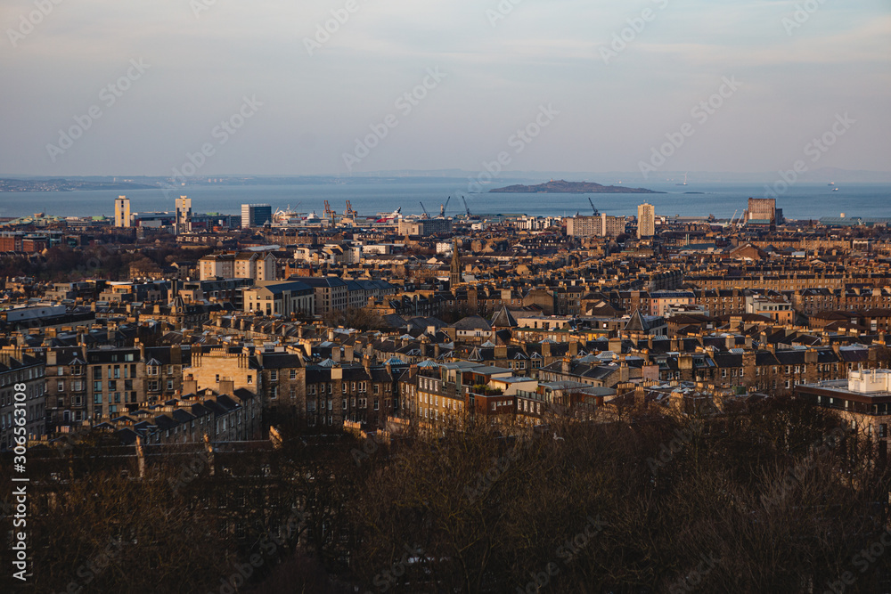 Leith and the Firth of Forth, Edinburgh, Scotland