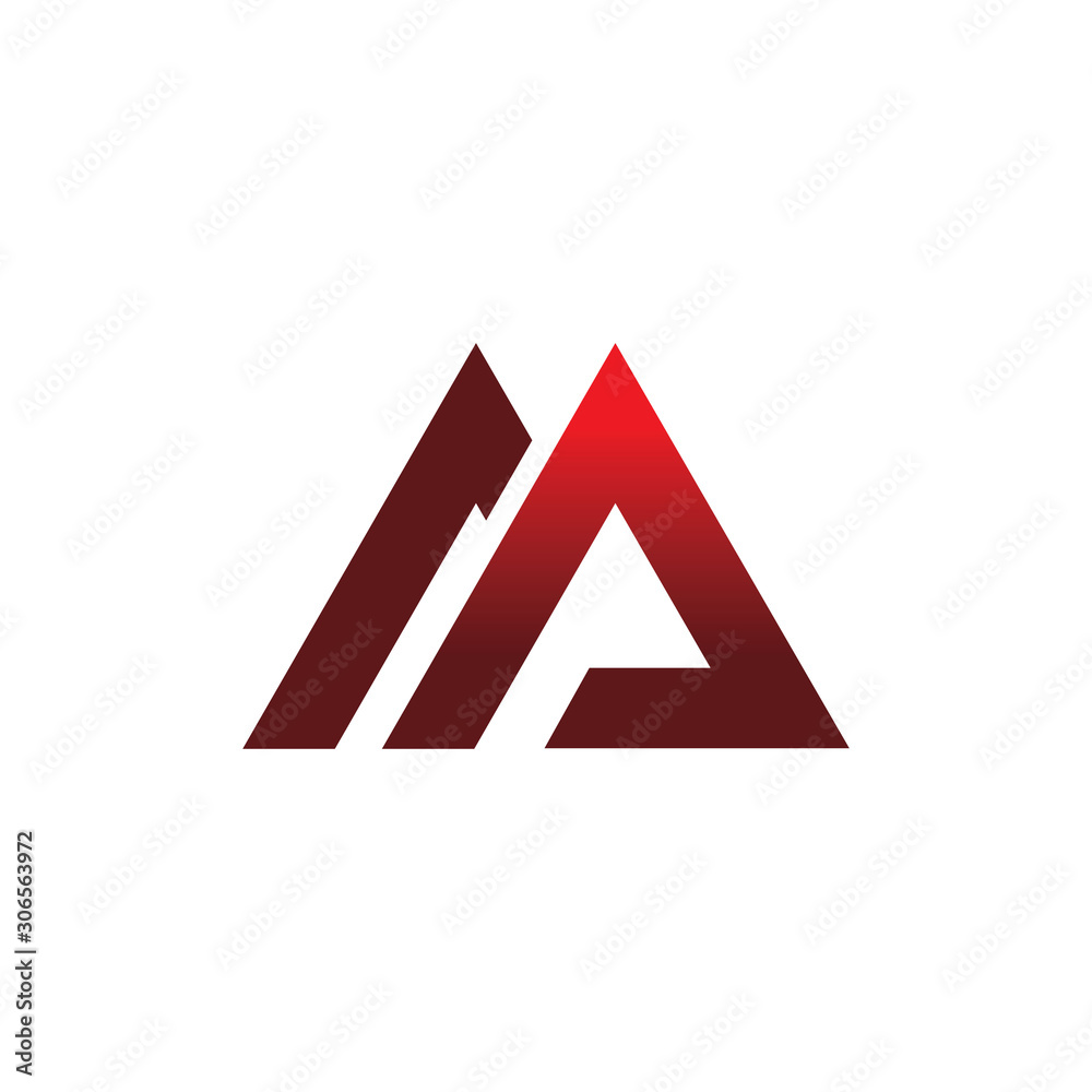 triangle arrow color font letter logo design triangle arrow color font letter logo design