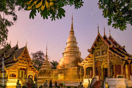 Wat Phra Singh in Chiang Mai  Thailand