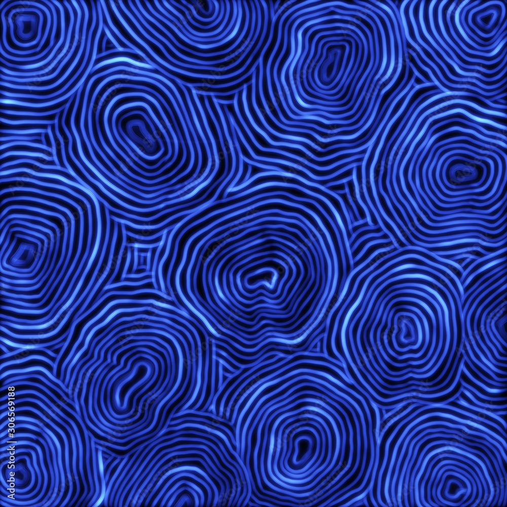 blue and black neon abstract background