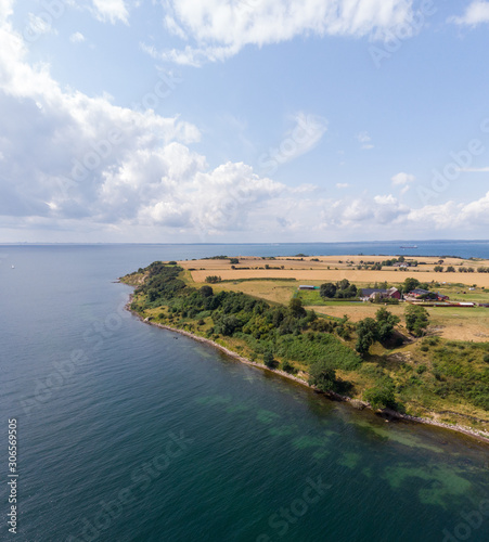Wallpaper Mural Aerial view of the southern part of the Island of Ven during a warm summer day in tourist season.  Torontodigital.ca