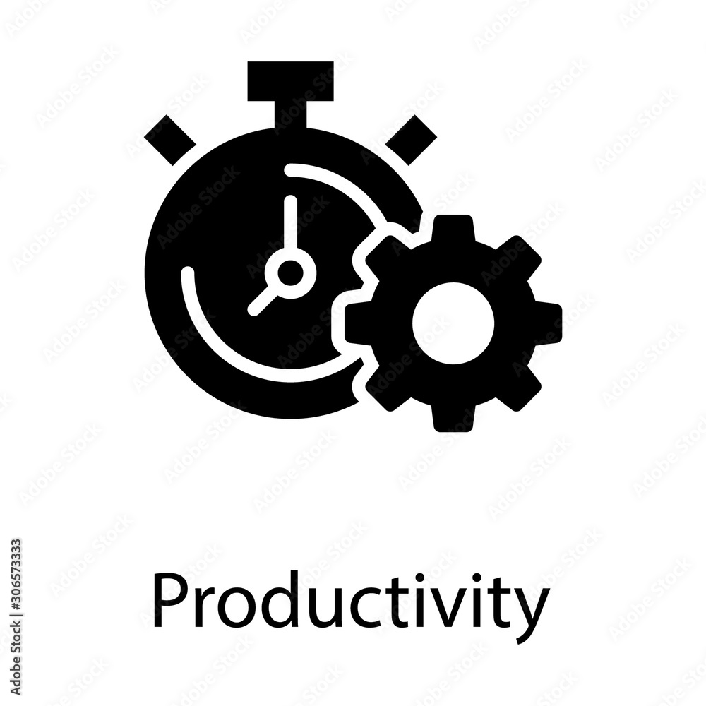 Productivity Solid Vector Productivity Solid Vector