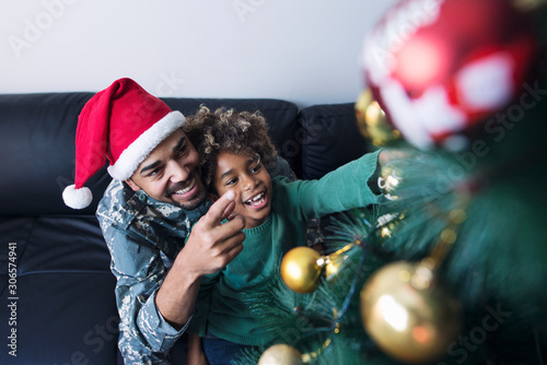 Fotografie, Obraz Enjoying Christmas holiday