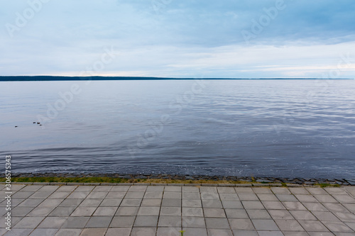 Petrozavodsk. The Onega lake embankment