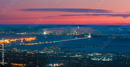 Berkley Hills at Sunset photo