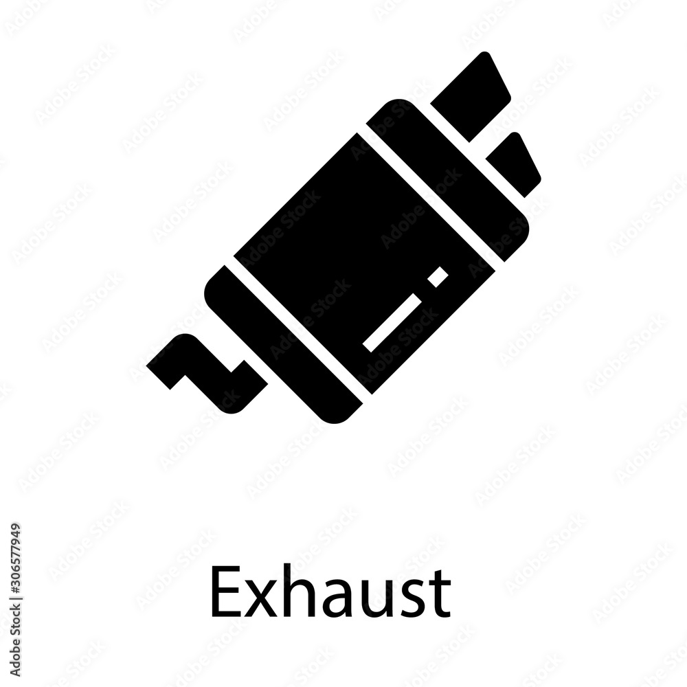  Car Exhaust Vector