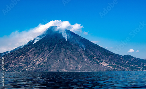 Volcano San Pedro on Lake Atitlan