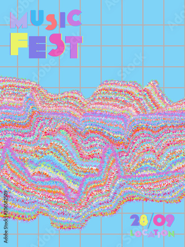 Music festival cover background.