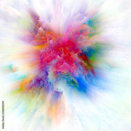 Unfolding of Color Splash Explosion