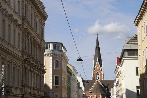 Classic architecture in the city of Vienna