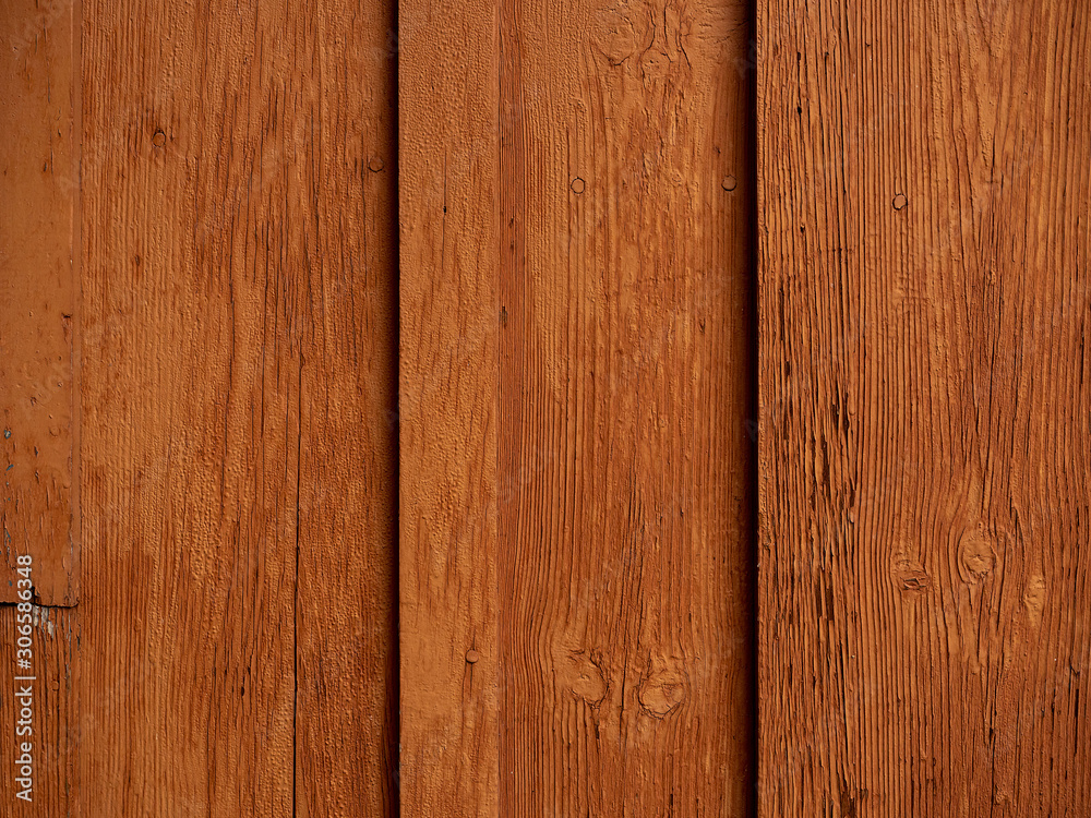 Fototapeta premium old wood texture background. Aged Natural Old Red Color Grungy Vintage Wooden Surface. Painted Obsolete Weathered Texture Of Fence