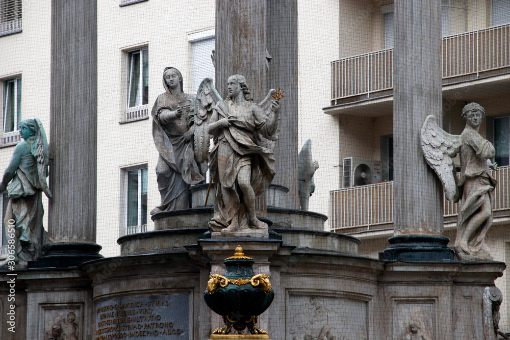 Sculpture in the old town of Vienna