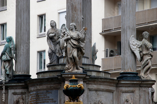 Sculpture in the old town of Vienna