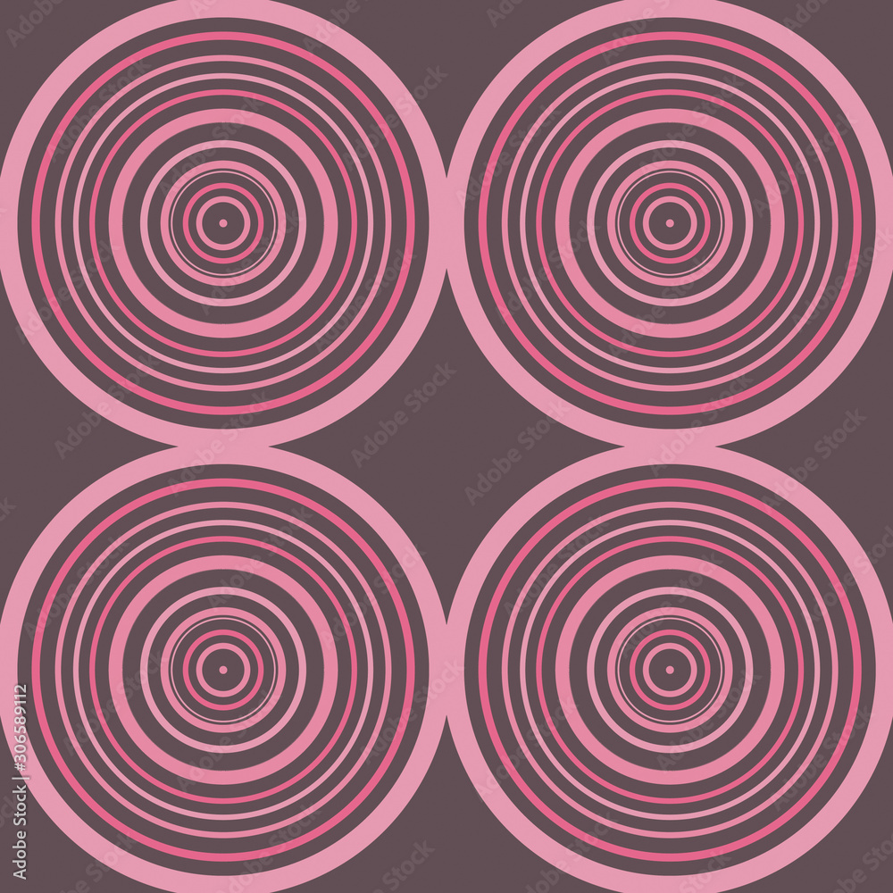 Symmetrical Circle Design In Dark Pastels Symmetrical Circle Design In Dark Pastels