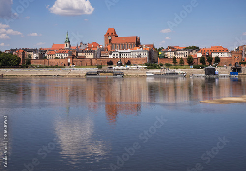 Panoramic view of Torun. Poland
