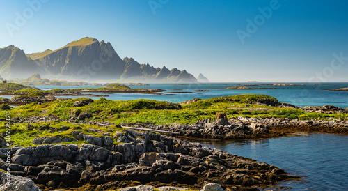 Lofoten islands in Norway photo