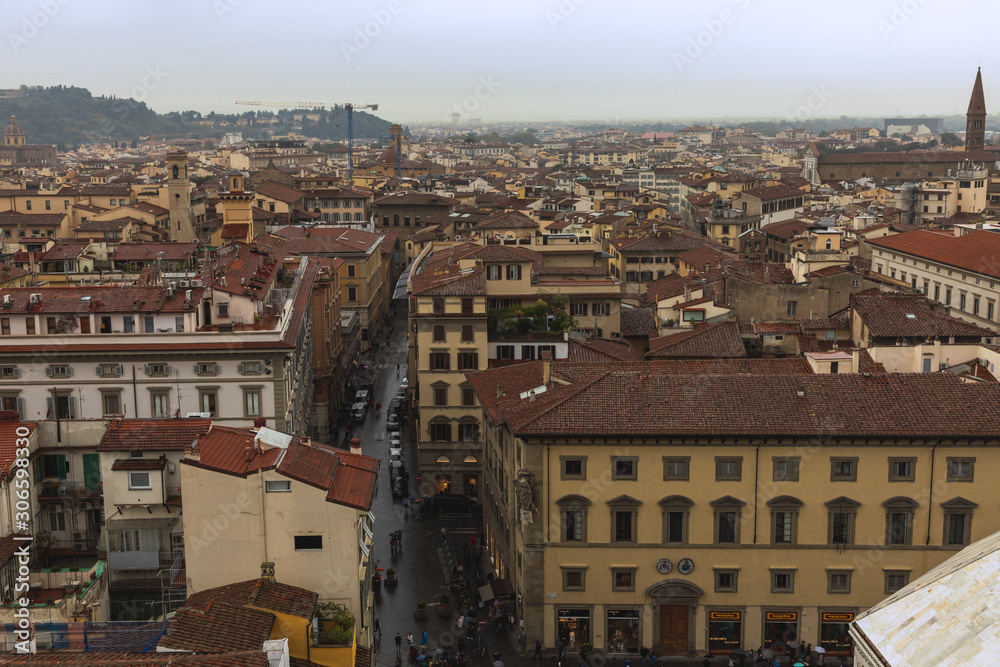 View of Florence from a height