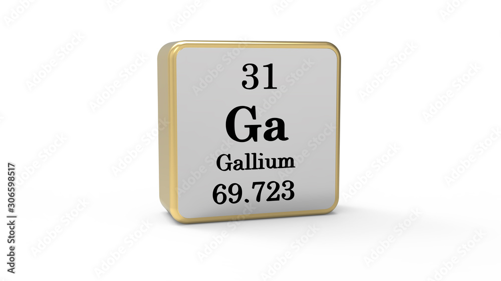 3d Gallium Element Sign. Stock image 3d Gallium Element Sign. Stock image