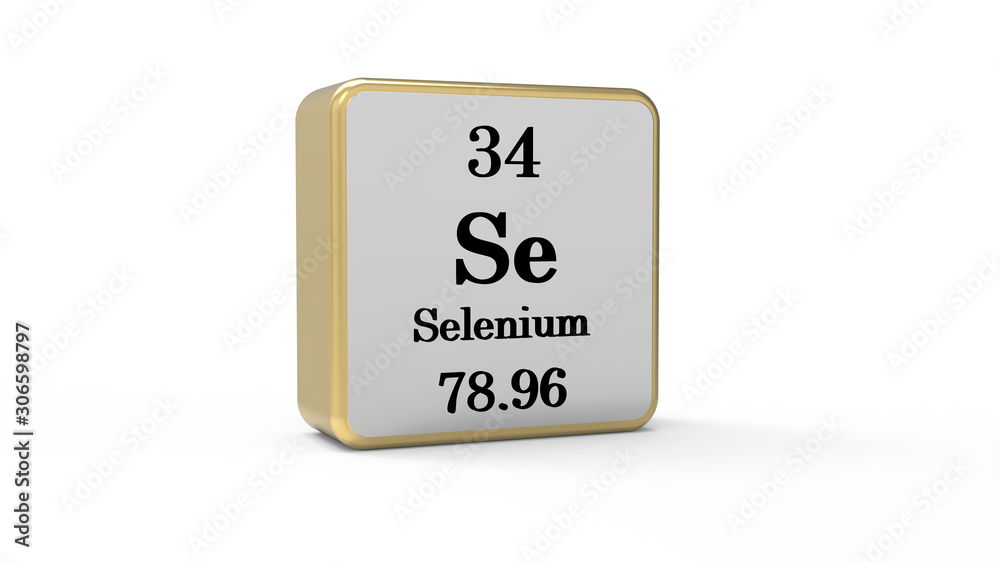 3d Selenium Element Sign. Stock image 3d Selenium Element Sign. Stock image