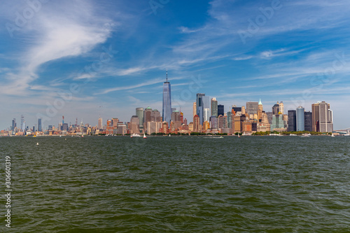 View of south Manhattan from Hudson River