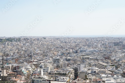 big city from above