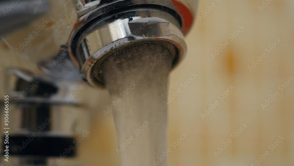To Turn On Off The Water From The Faucet In The Bathroom. To Turn On Off The Water From The Faucet In The Bathroom.