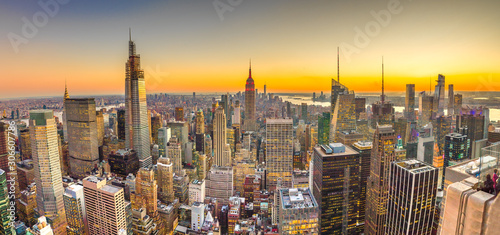New York City Manhattan midtown buildings skyline 2019 November photo