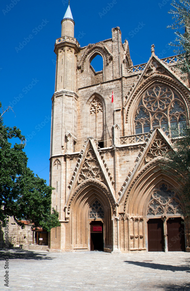 Lala Mustafa Pasa Mosque (formerly St Nicholas Cathedral), Famagusta, Northern Cyprus