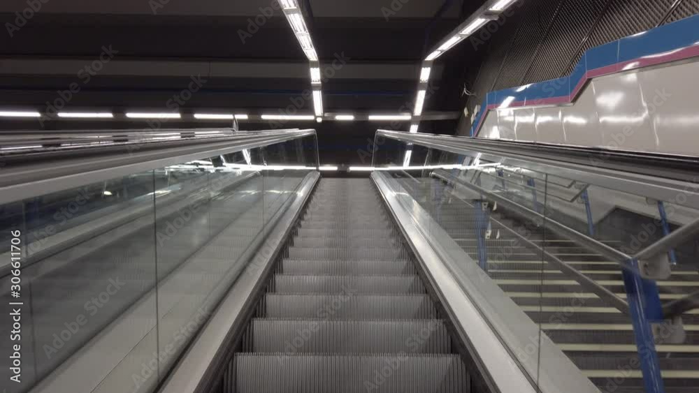 Subway escalators Subway escalators