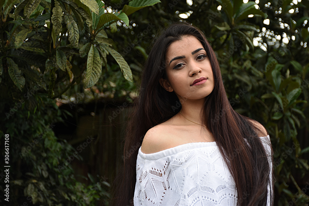 Beautiful Young Woman - Paranapiacaba, Sao Paulo Beautiful Young Woman - Paranapiacaba, Sao Paulo
