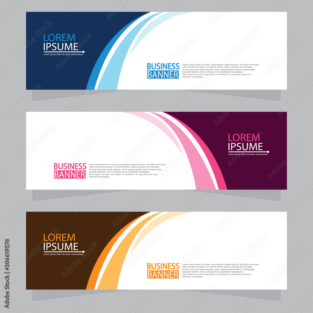 Vector abstract design web banner template. Web Design Elements - Header Design. Abstract geometric web banner template on grey background.Modern banner. Vector abstract design web banner template. Web Design Elements - Header Design. Abstract geometric web banner template on grey background.Modern banner.