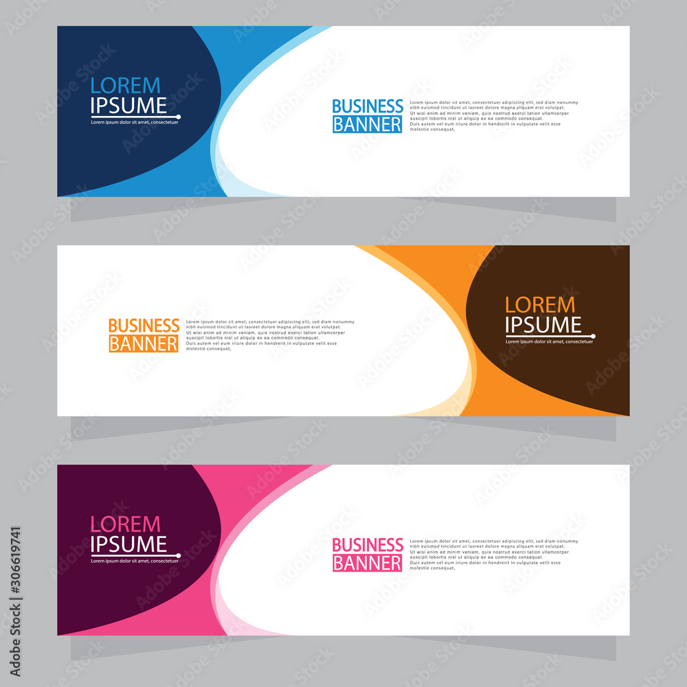 Vector abstract design web banner template. Web Design Elements - Header Design. Abstract geometric web banner template on grey background.Modern banner. Vector abstract design web banner template. Web Design Elements - Header Design. Abstract geometric web banner template on grey background.Modern banner.