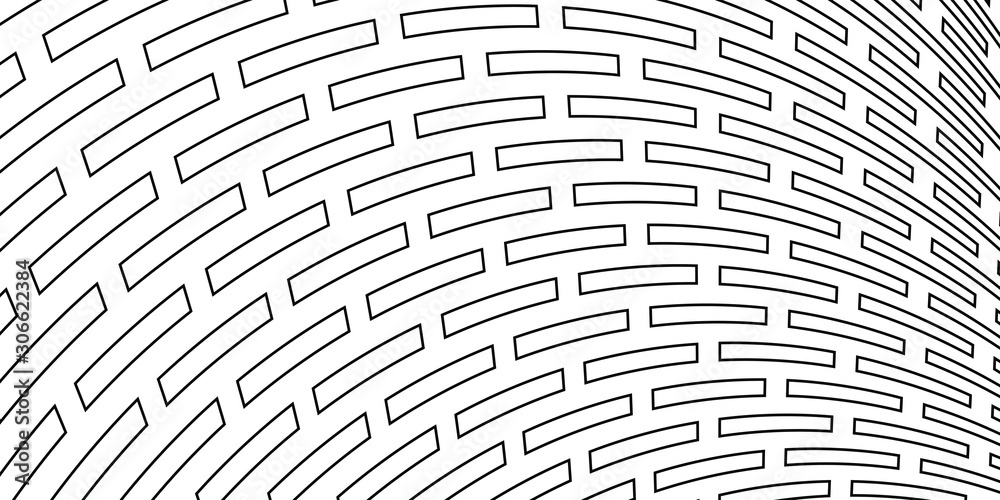 Abstract background with black curved rectangles. Geometric art. Design element for prints, web pages, template and textile pattern Abstract background with black curved rectangles. Geometric art. Design element for prints, web pages, template and textile pattern