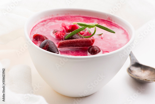 Wallpaper Mural Beet root european soup called borscht with parsley Torontodigital.ca