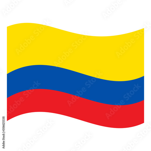 Colombia flags icon vector design symbol