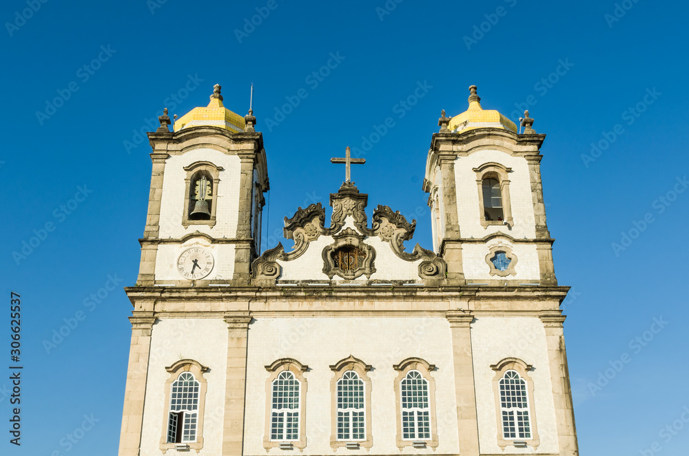 Beautiful Basilica of the Lord of Bonfim in Salvador Brazil