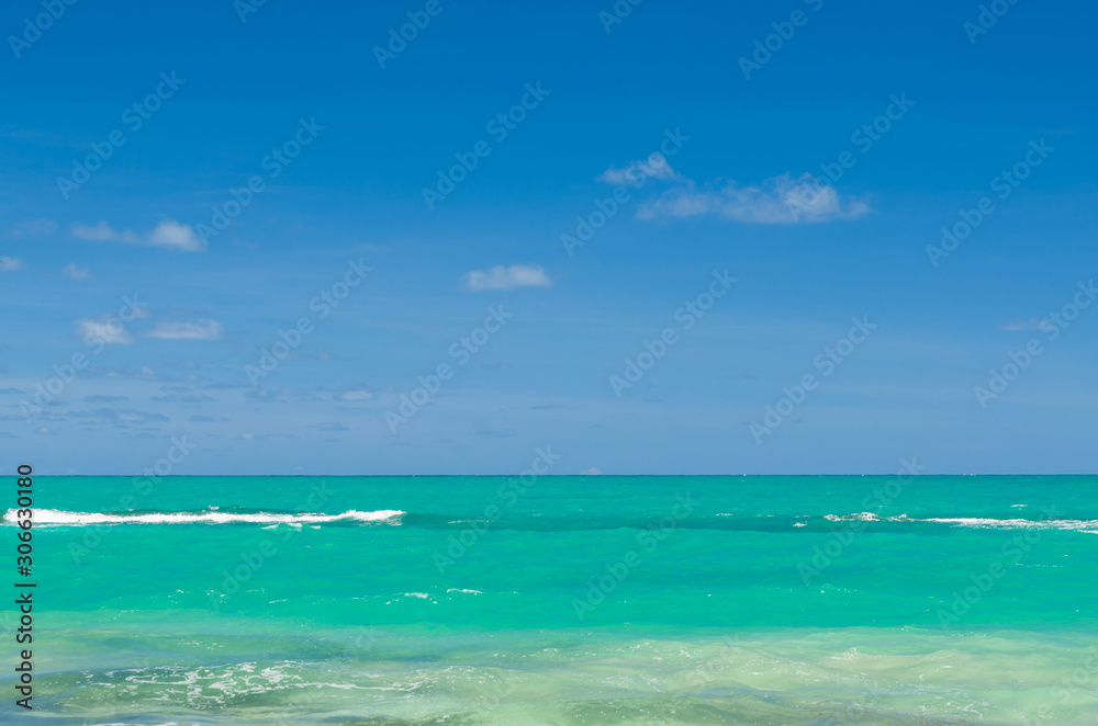 Great sea themed background, beautiful sea with blue water turqu