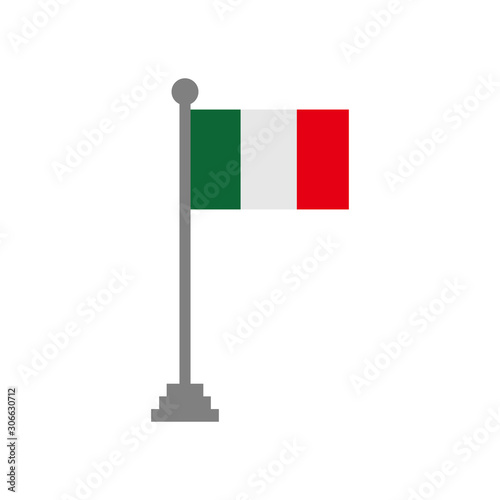 Italy flags icon vector design symbol