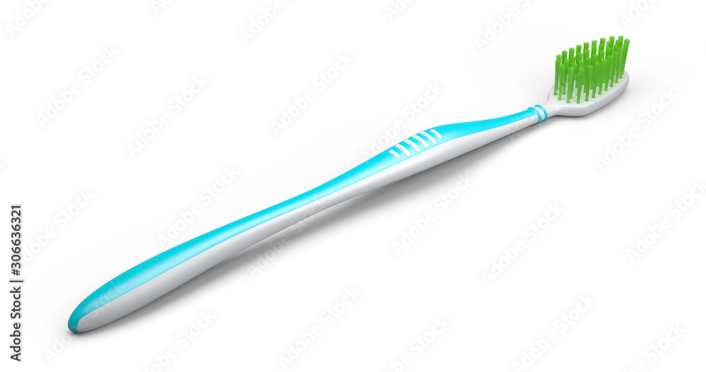 No trademarks. My own design of toothbrush. 3D Illustration. No trademarks. My own design of toothbrush. 3D Illustration.
