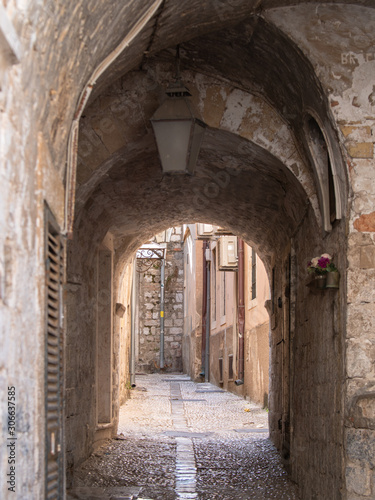 Dubrovnik Old Town on the Adriatic Coast  Croatia
