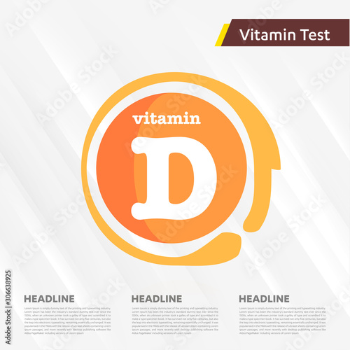 Vitamin D sun icon collection set, cholecalciferol. golden drop Vitamin complex drop. Medical for heath Vector illustration