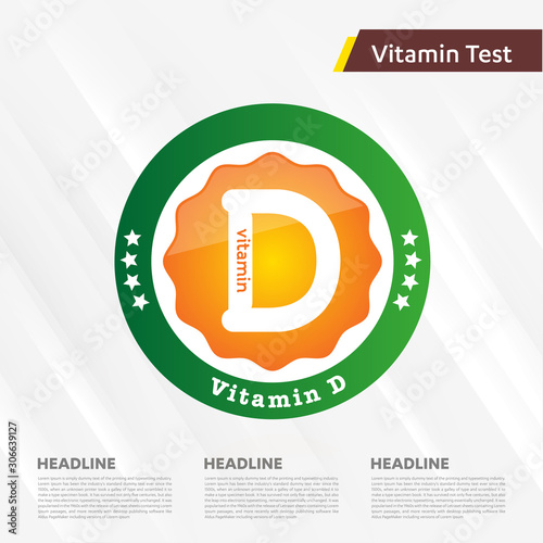 Vitamin D sun icon collection set, cholecalciferol. golden drop Vitamin complex drop. Medical for heath Vector illustration