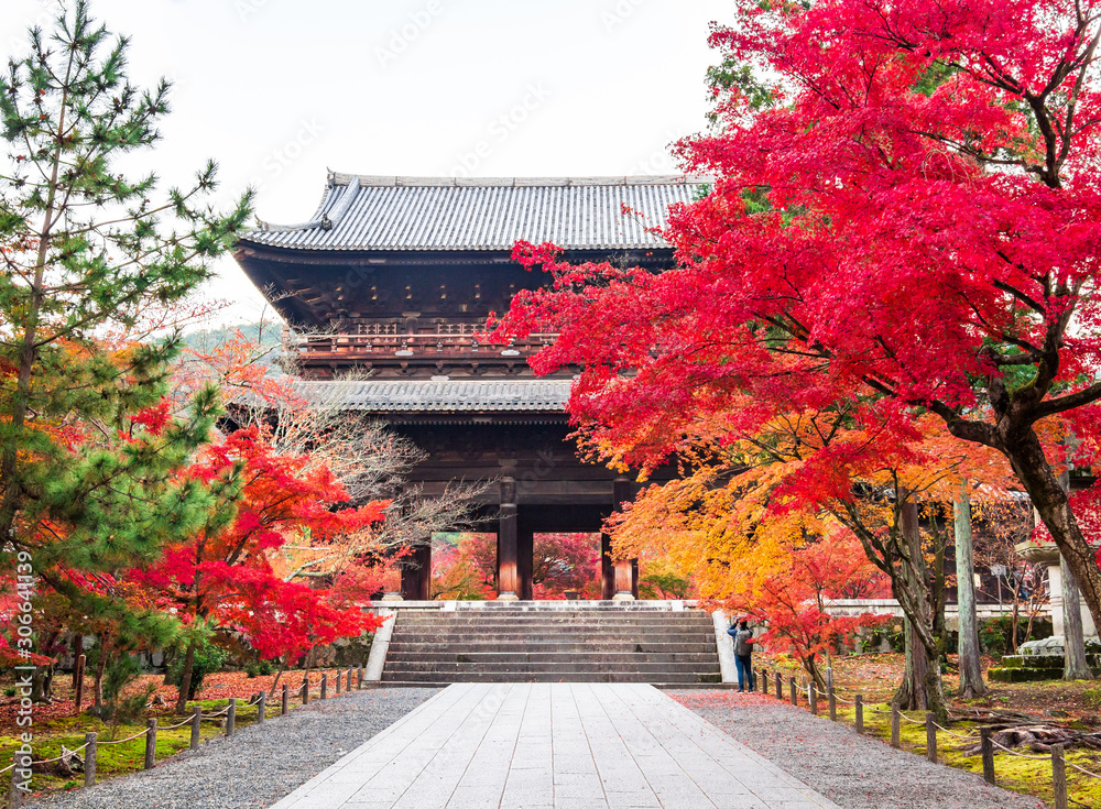 秋の京都 南禅寺 三門