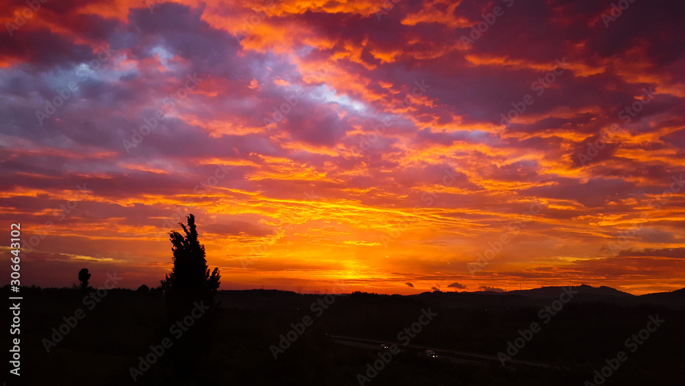 Fototapeta premium Gorgeous sunset
