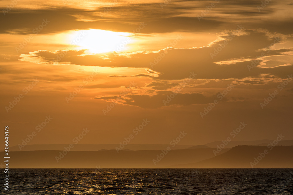 Obraz premium Sunrises and sunsets of Russia