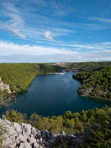 River Krka near Sibenik on the Adriatic Coast, Croatia